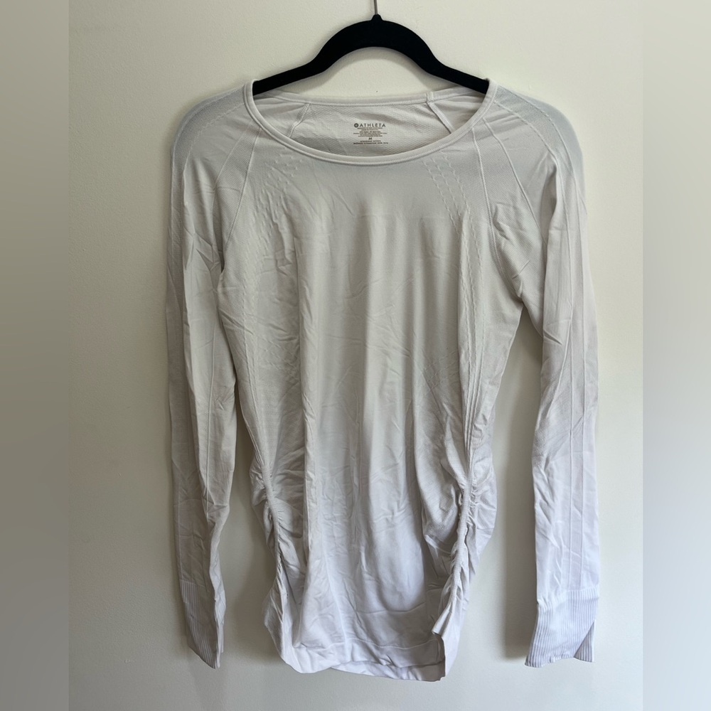 Athleta Women’s White Long Sleeve Shirt